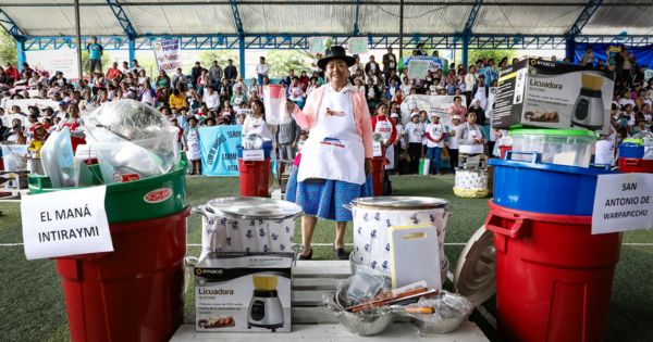 Midis y la Sociedad Nacional de Pesquería ayudan a comedores populares y ollas comunes en Ayacucho