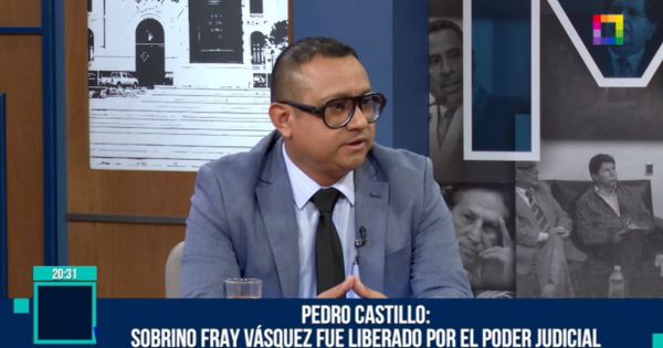 Abogado de Fray Vásquez: "Estoy en conversaciones para ver la defensa de Pedro Castillo"