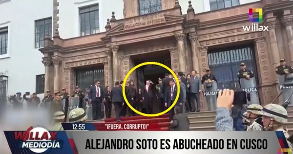 Portada: Alejandro Soto fue abucheado en Cusco: "Fuera, corrupto"