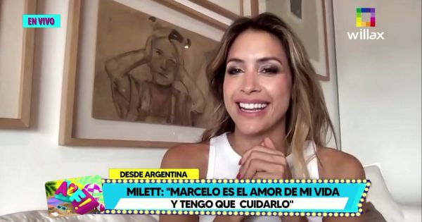 Milett Figueroa sobre Marcelo Tinelli: "Es el amor de mi vida"