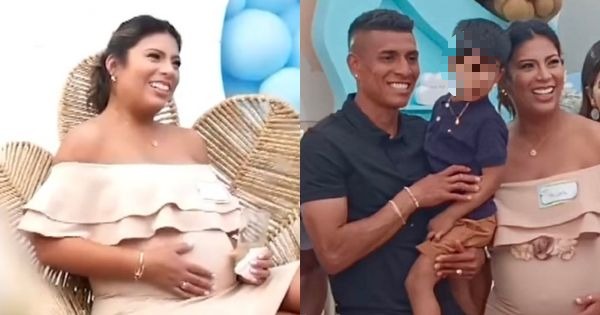 Paolo Hurtado le cantó a Rosa Fuentes en su 'Baby Shower': "El amor de tu vida soy yo"