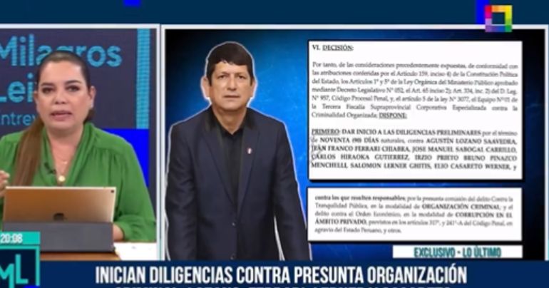 Portada: Milagros Leiva: "Agustín Lozano nunca debió estar en la Federación Peruana de Fútbol"