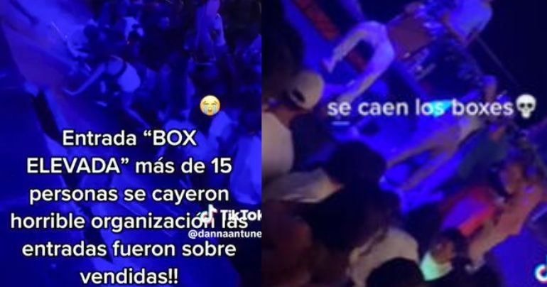 Marama: se caen boxes y reportan heridos en discoteca donde se iba a presentar la banda