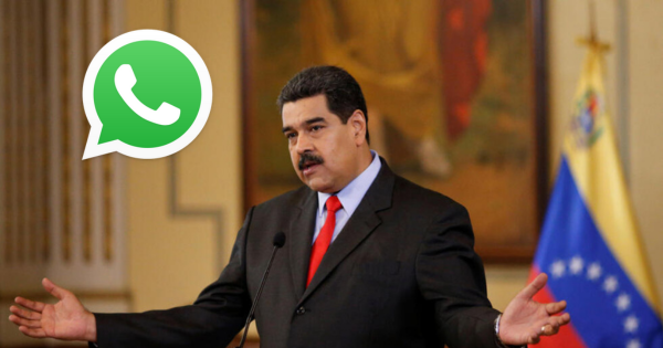 Nicolás Maduro arremete contra WhatsApp y lo acusa de entregar la "base de datos" de Venezuela a la oposición