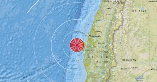 Portada: Sismo de magnitud 5.6 remeció a Chile: el epicentro fue en el balneario de Farellones