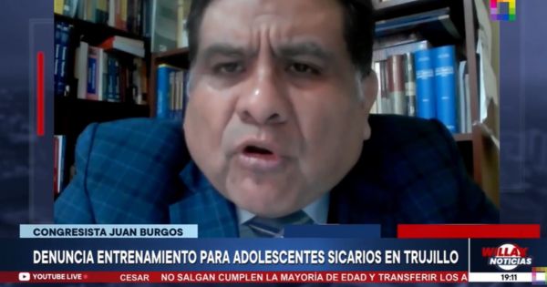 Portada: Juan Burgos sobre proyecto de ley para apresar a adolescentes: "El Ministerio Público se ha politizado"