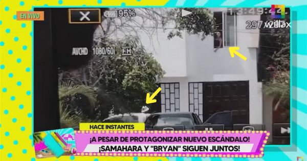 Portada: Samahara Lobatón y Bryan Torres siguen juntos pese a protagonizar nueva pelea en la calle