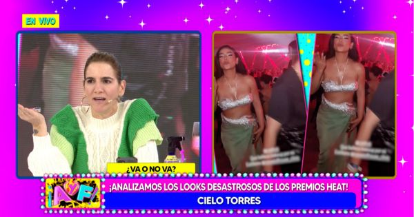 Gigi Mitre sobre look de Cielo Torres en los Premios Heat: "Qué huachafería"