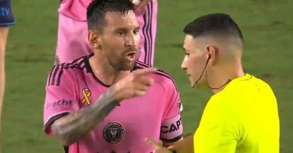 Lionel Messi se molestó e insultó al árbitro tras el empate del Inter Miami: "Sos un mala leche"