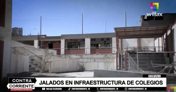 Portada: Jalados en infraestructura: 54% de colegios del país requieren con urgencia reconstrucción