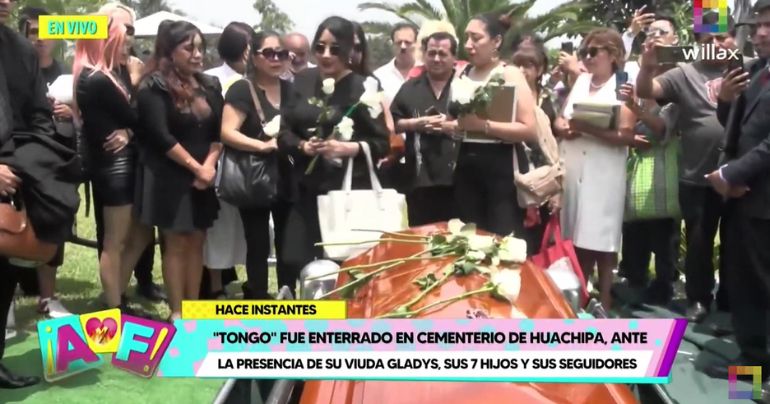 Tongo: cantante fue enterrado en cementerio de Huachipa