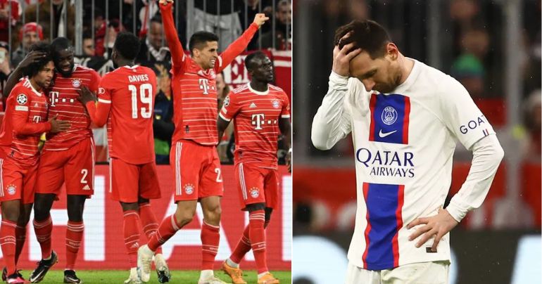 Lionel Messi y el PSG fuera de la Champions League: Bayern Múnich ganó 2-0 y clasificó a los cuartos de final