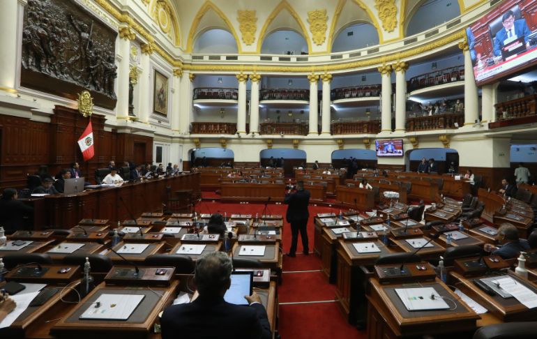 Congreso rechaza proyecto de adelanto de elecciones para diciembre del 2023