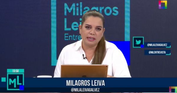 Portada: Milagros Leiva: "Dina Boluarte no sabe cómo explicar de dónde sacó los Rolex"