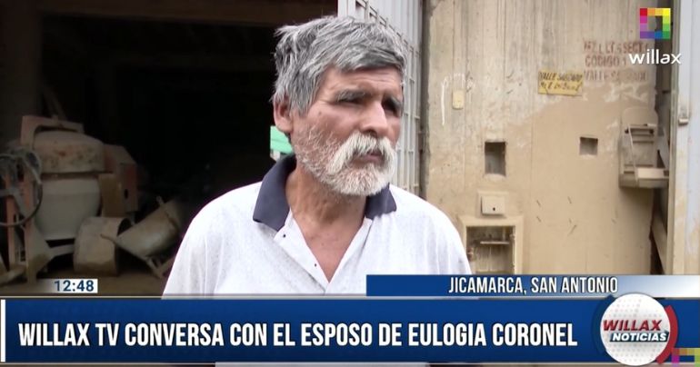 Esposo de mujer que perdió la vida por un huaico en Jicamarca: "Su cuerpo la encontraron a 30 metros de mi casa"