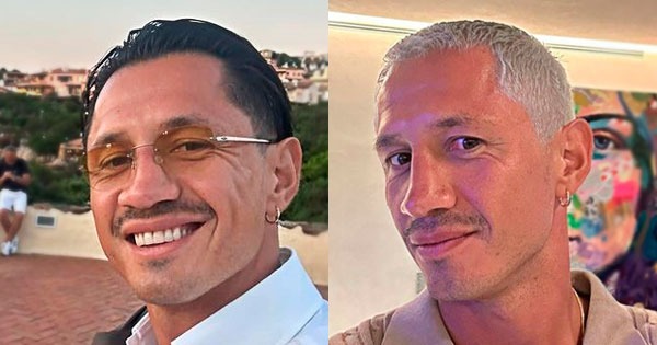 Portada: Gianluca Lapadula luce irreconocible con radical cambio de look: se pintó y cortó el cabello