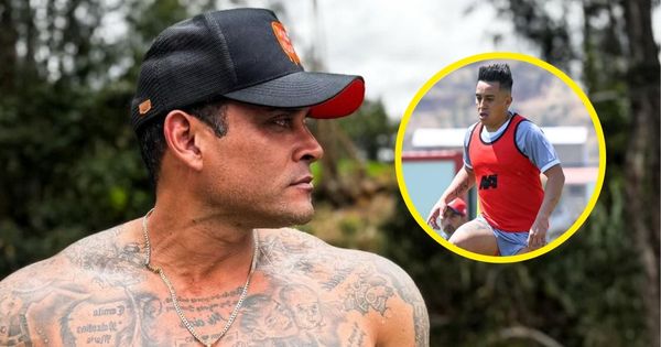 Christian Domínguez presume su cuerpo e internautas reaccionan: "Cueva y su panzota fue más"