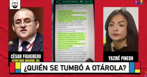 Portada: ¿Quiénes estuvieron detrás de la caída de Otárola?: 'Beto A Saber' revela conversación entre César Figueredo y Yaziré Pinedo