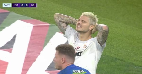 ¡Insólito! Mauro Icardi quiso imitar a Lionel Messi y Luis Suárez, pero hizo el blooper del año (VIDEO)