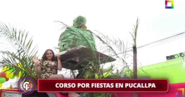 'Crónicas de Impacto' desde Pucallpa: visitantes disfrutaron del corso por Fiesta de San Juan