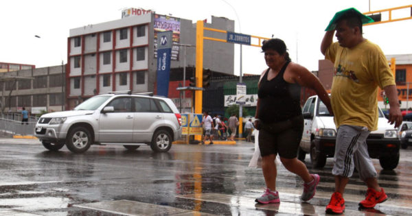 Senamhi prevé lloviznas del 29 al 31 de agosto en Lima Metropolitana