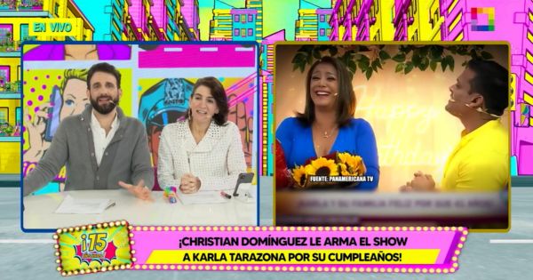 Portada: Rodrigo González a Karla Tarazona tras recibir flores de Christian Domínguez: "Amiga, date cuenta"