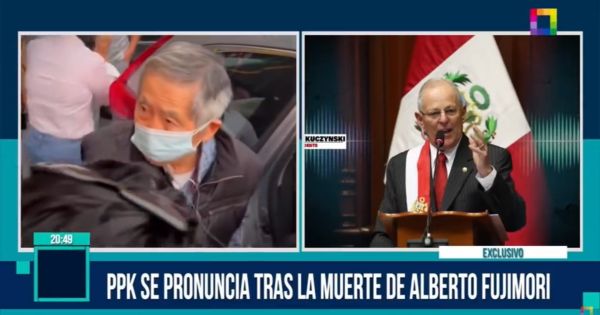 PPK sobre Alberto Fujimori: "Su muerte me ha dado la razón, no me arrepiento de haberlo indultado"