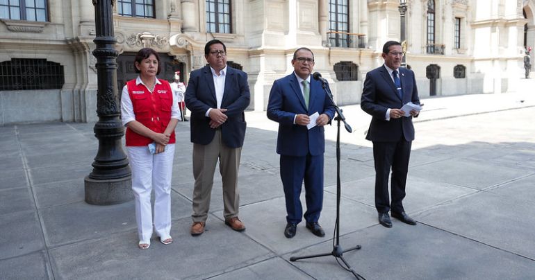 Alberto Otárola: "Consejo de Ministros se constituirá en el norte durante Semana Santa para trabajar"