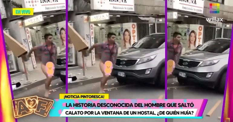 Portada: Esta es la historia desconocida del hombre que saltó desnudo por la ventana de un hostal