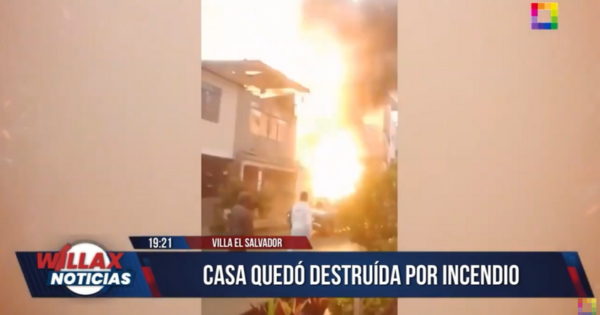 Villa El Salvador: carro de gas explota dentro de casa y deja viviendas aledañas sin techo