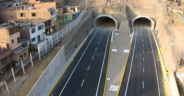 SJL: algunos carriles del túnel Santa Rosa y San Martín estarán cerrados desde el 10 de octubre