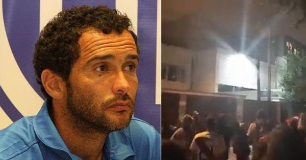 Deportivo Municipal: hinchas de la 'Franja' hicieron un plantón en la casa de Aldo Olcese