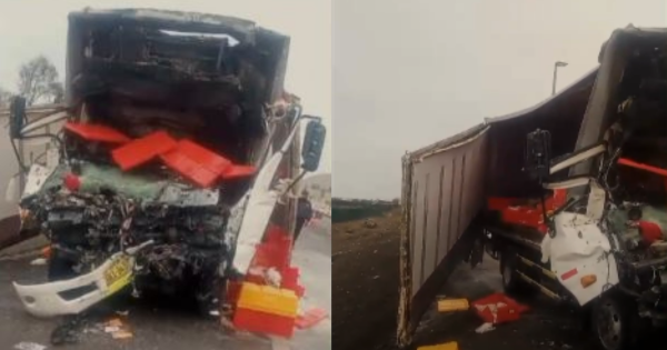 Portada: Ica: furgoneta impacta contra tráiler y deja tres fallecidos en la carretera Panamericana Sur