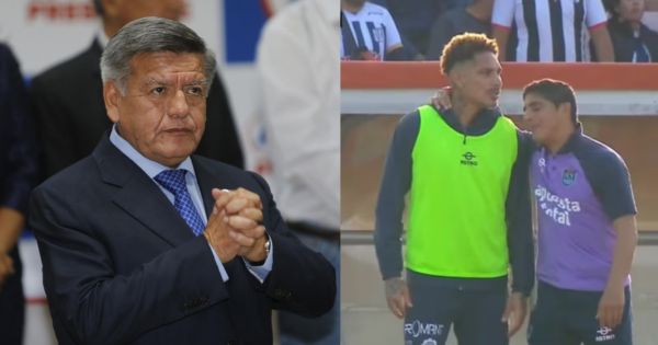 César Acuña sobre Paolo Guerrero: "El hecho de no haber jugado, es un mensaje que quiere emigrar a otro equipo"