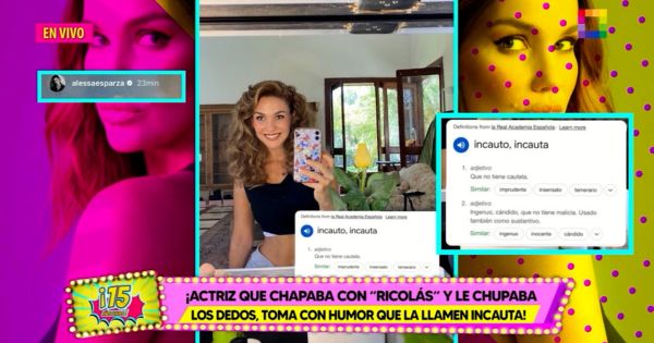 Portada: Alessa Esparza toma con humor que la llamen 'incauta' tras 'fogosos' besos con Andrés Wiese