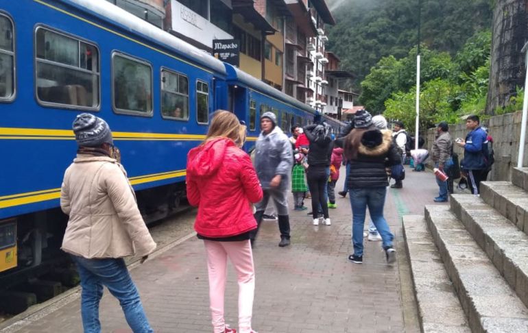 Cusco: se restablecen operaciones ferroviarias en la ruta a Machu Picchu