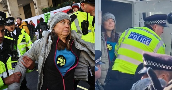 Greta Thunberg es detenida durante una manifestación en Londres (VIDEO)