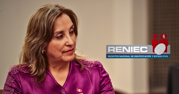 Portada: Dina Boluarte presenta demanda contra Reniec y exige pago de casi medio millón de soles