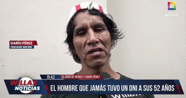 Caso Darío Pérez: el hombre que jamás tuvo un DNI a sus 52 años (VIDEO)