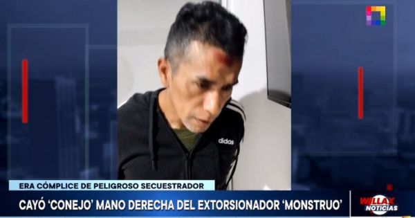 Comas: cayó 'Conejo', mano derecha del buscado delincuente 'El Monstruo'