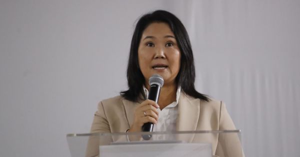 Keiko Fujimori sobre posible candidatura presidencial: "No voy a renunciar a ese derecho"