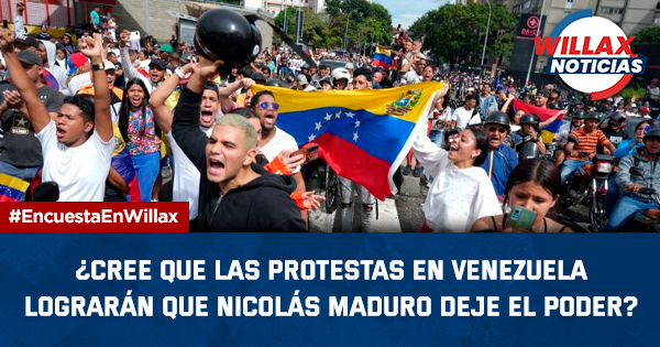 Portada: ¿Cree que las protestas en Venezuela lograrán que Nicolás Maduro deje el poder? | RESPONDE AQUÍ