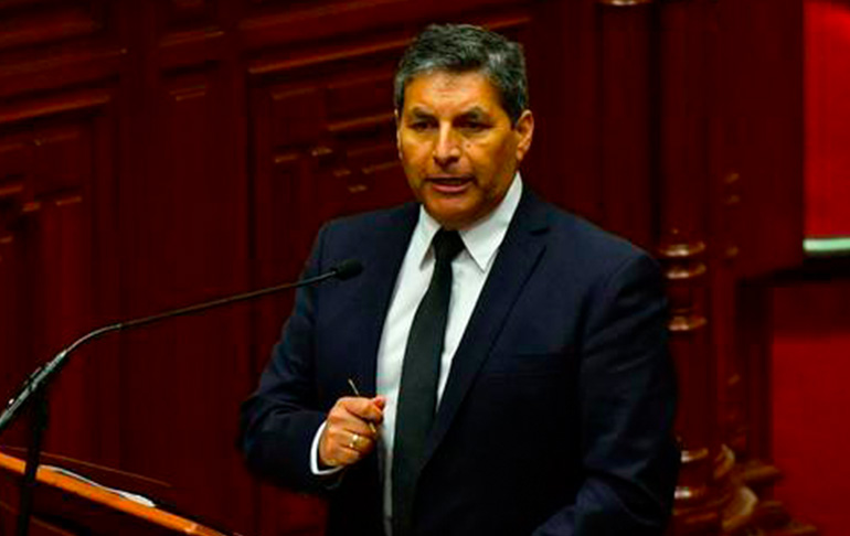 Perú Libre presenta moción de interpelación contra ministro del Interior