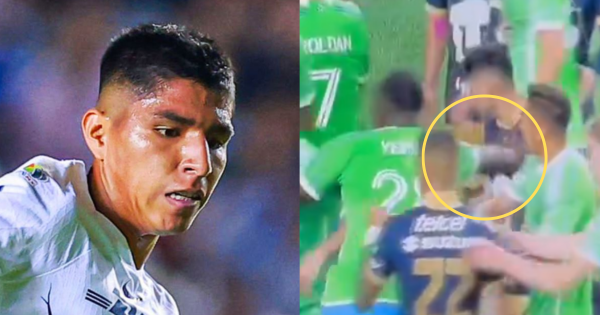 Portada: Piero Quispe protagonizó altercado en Pumas vs. Seattle Sounders: peruano se enojó tras recibir manazo de rival