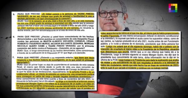 Alberto Otárola culpa a Morgan Quero de su salida: "Me enteré que fue a Palacio para enseñarle el video íntimo a la presidenta"