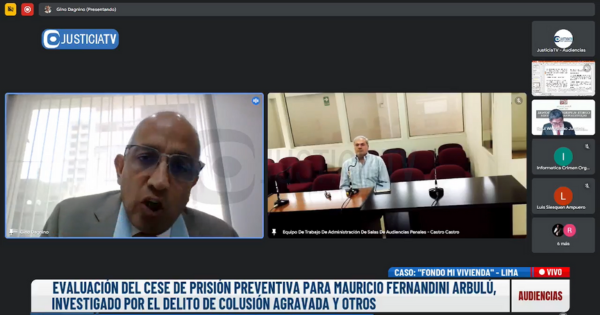 Mauricio Fernandini: PJ evalúa cese de 30 meses de prisión preventiva en su contra