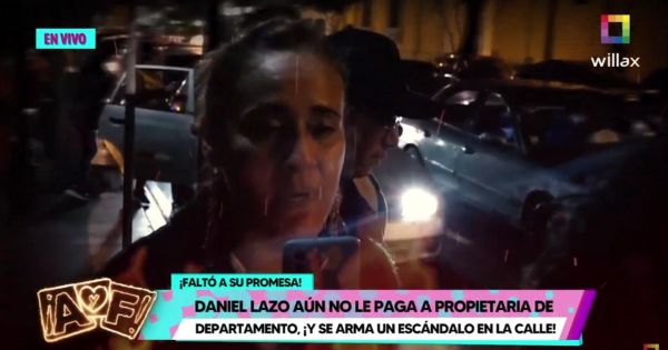 ¡MINTIÓ! Mujer que se puso malcriada con reportero de Amor y Fuego no era la madre de Daniel Lazo