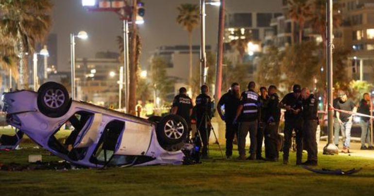 Israel: un muerto y cinco heridos tras atentado durante celebraciones de Viernes Santo en Tel Aviv