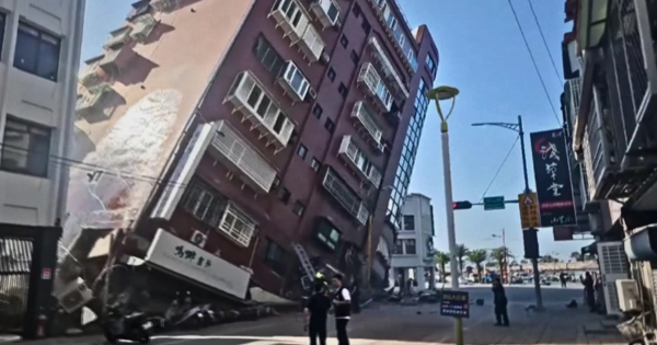 Portada: Taiwán: potente terremoto deja al menos 9 muertos y más de 900 heridos