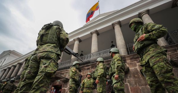 Portada: Ecuador: Corte Nacional de Justicia repudia la "ofensiva del crimen organizado"